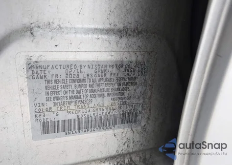 2016 Nissan Sentra Sr из США, поврежденный, VIN 3N1AB7AP1GY243029